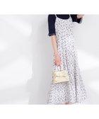 【プロポーション ボディドレッシング/PROPORTION BODY DRESSING】の花柄キャミワンピース 26SS 大人の最旬トレンドファッション＆コーディネート founy(ファウニー) ファッション Fashion レディースファッション Fashion for Women ワンピース Dresses キャミソールワンピース Camisole Dresses 2026年 2026 2026春夏・S/S Spring/Summer 2026 SS26 インナー Innerwear キャミワンピース Cami Dress, Slip Dress フェミニン Feminine, Girly リボン Ribbon, Bow ロング Long, Long-Length thumbnail エクリュ1|ID: prp329100004980647 ipo3291000000037318774
