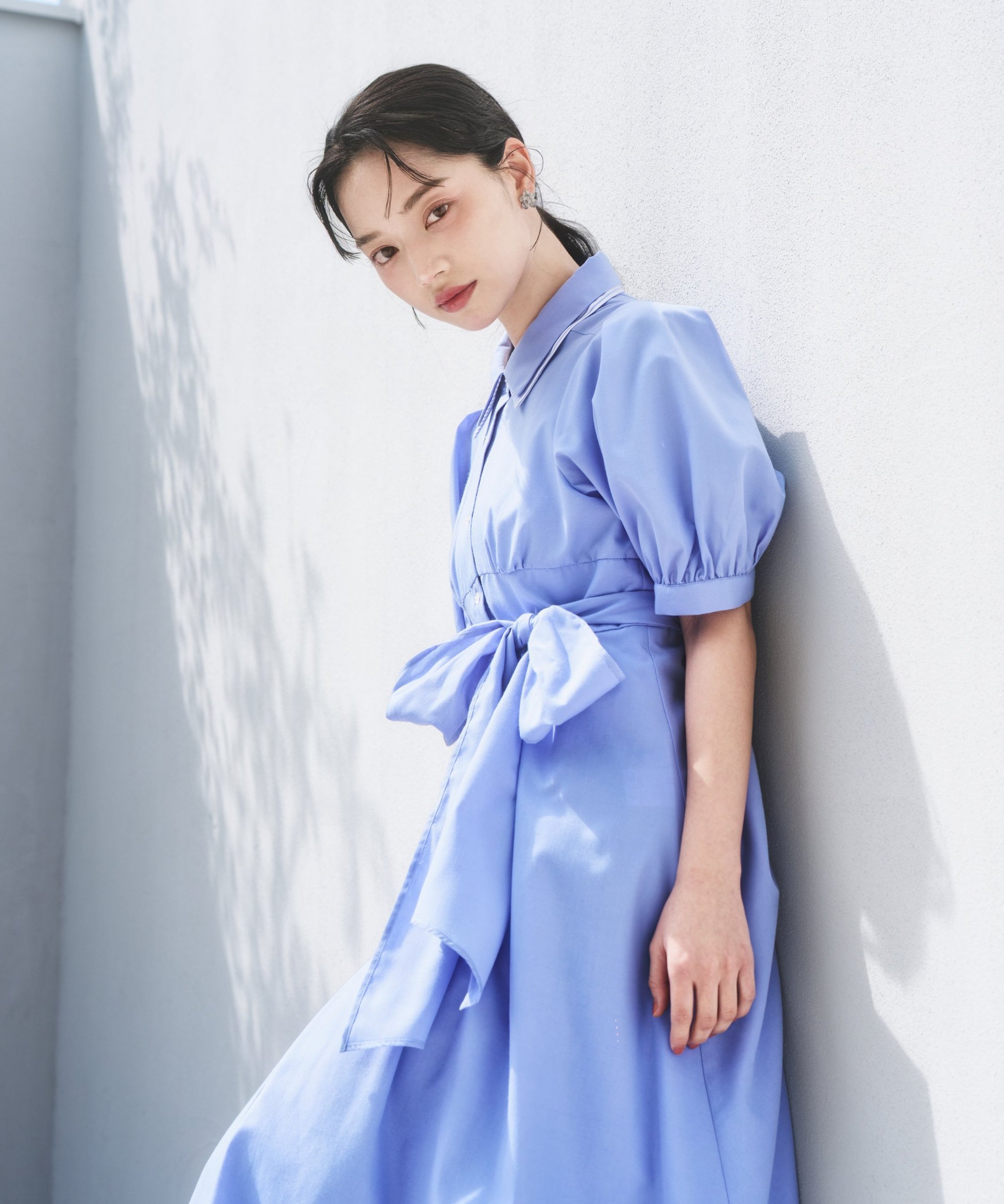 【プロポーション ボディドレッシング/PROPORTION BODY DRESSING】のレイヤードカラーシャツワンピース 26SS 大人の最旬トレンドファッション＆コーディネート founy(ファウニー) 　ファッション　Fashion　レディースファッション　Fashion for Women　ワンピース　Dresses　シャツワンピース / 1枚で着映えコーデ　Shirt Dresses　2026年　2026　2026春夏・S/S　Spring/Summer 2026 SS26　スリーブ　Sleeve, Long Sleeve / Short Sleeve　ブロード　Broadcloth, Fine Cotton　リボン　Ribbon, Bow　 other-1|ID: prp329100004980648 ipo3291000000037318779
