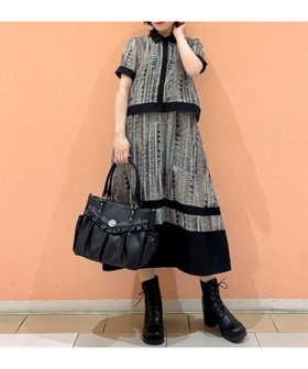 【アクシーズファム/axes femme】のシャツ重ね風ワンピース 大人の最旬トレンドファッション＆コーディネート founy(ファウニー) ファッション Fashion レディースファッション Fashion for Women ワンピース Dresses おすすめ Recommended / Our Picks チュニック Tunic, Long Top ボトム Bottoms, Lower Wear エレガント 上品 Elegant 切替 Switching, Contrast Panel 羽織 Haori, Light Jacket |ID:prp329100004980665