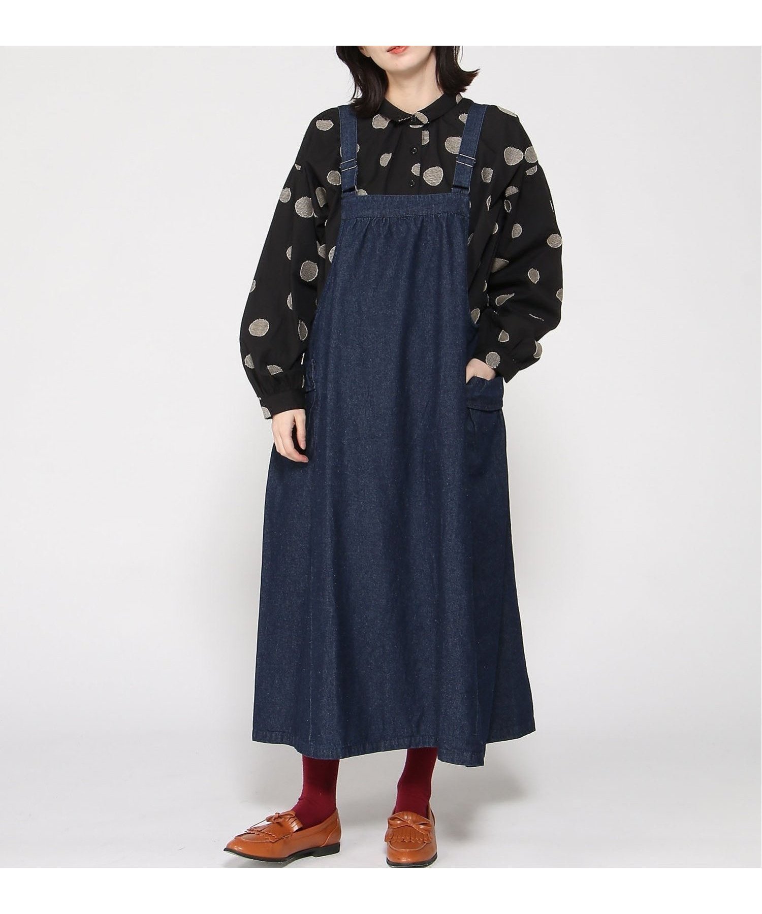 【クラウドナイン/cloudnine】の【2026 新作】デニムキャミワンピース 肩紐調整可 7.8ozデニム ポケット付き 大人カジュアル インテリア・キッズ・メンズ・レディースファッション・服の通販 founy(ファウニー) 　ファッション　Fashion　レディースファッション　Fashion for Women　ワンピース　Dresses　キャミソールワンピース　Camisole Dresses　インナー　Innerwear　デニム　Denim, Jeans Material　バランス　Balance, Style Balance　プリント　Print, Printed Pattern　ポケット　Pocket, Pocket Detail　ネイビー|ID: prp329100004980673 ipo3291000000037318867