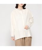 【クラウドナイン/cloudnine】の【2026 新作】 刺繍入りスタンドカラーチュニック 綿麻素材 ナチュラル配色 体型カバー 長袖 大人の最旬トレンドファッション＆コーディネート founy(ファウニー) ファッション Fashion レディースファッション Fashion for Women トップス・カットソー Cut & Sew Tops エンブロイダリー Embroidery Design シンプル Simple, Minimal スタンド Stand Collar, Upright Stand チュニック Tunic, Long Top フィット Fit, Slim Fit リネン Linen, Linen Fabric 吸水 Absorbent, Quick-Dry 長袖 Long Sleeve, Full Sleeve thumbnail アイボリー|ID: prp329100004980681 ipo3291000000037318896