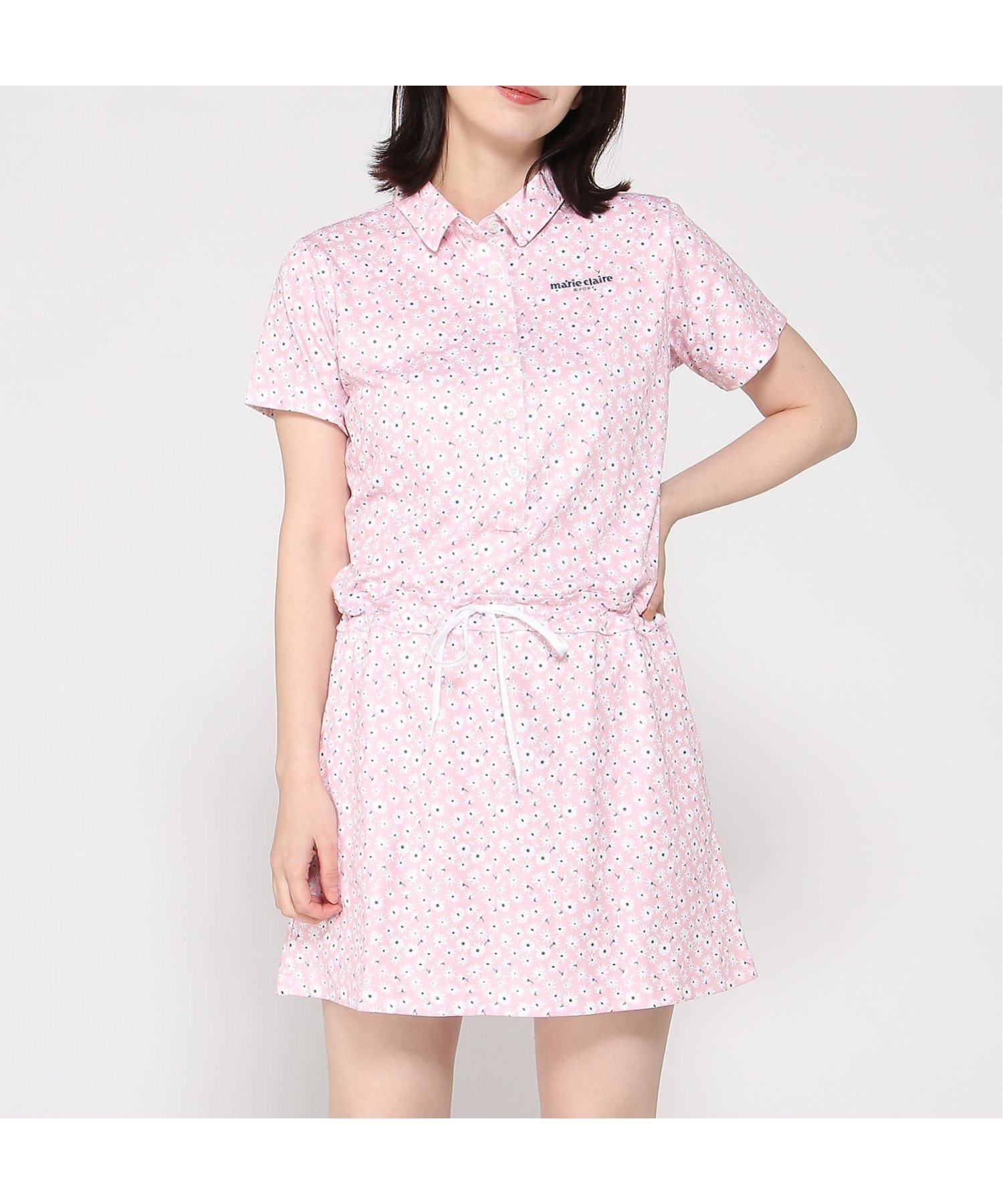 【その他のブランド/Other】のmarie claire sport/ワンピース ゴルフ インテリア・キッズ・メンズ・レディースファッション・服の通販 founy(ファウニー) 　ファッション　Fashion　レディースファッション　Fashion for Women　ワンピース　Dresses　ゴルフ　Golf　ラウンド　Round, Round Neck　PK|ID: prp329100004980682 ipo3291000000037318901