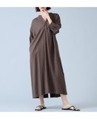 【リエス/Liesse】のバックギャザーワンピース 大人の最旬トレンドファッション＆コーディネート founy(ファウニー) ファッション Fashion レディースファッション Fashion for Women ワンピース Dresses ギャザー Gathered, Ruffled ツイル Twist, Twisted Detail ドレープ Drape, Draping Fabric メタル Metal, Metal Parts ロング Long, Long-Length ヴィンテージ Vintage Style エレガント 上品 Elegant thumbnail カーキ|ID: prp329100004980683 ipo3291000000037318904