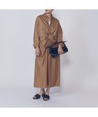 【プルミエ アロンディスモン/1er Arrondissement / MEN】のハイカウントチンツツイストシャツワンピース Camel|ID: prp329100004980690 ipo3291000000037318928