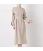 【ナノ ユニバース/nano universe】のtroisieme chaco/別注 PUFFY JACQUARD ワンピース 大人の最旬トレンドファッション＆コーディネート founy(ファウニー) ファッション Fashion レディースファッション Fashion for Women ワンピース Dresses ウォッシャブル Machine Washable スキッパー Skipper, Open Collar スリーブ Sleeve, Long Sleeve / Short Sleeve 人気 Popular, Best Seller フォーマル Formal, Dressy 別注 Limited Edition, Custom Order おすすめ Recommended / Our Picks エレガント 上品 Elegant セレモニー Ceremony 2026年 2026 2026春夏・S/S Spring/Summer 2026 SS26 thumbnail ベージュ|ID: prp329100004980693 ipo3291000000037318938