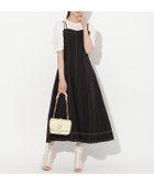 【ウィルセレクション/WILLSELECTION】のステッチデザインフレアキャミワンピース 大人の最旬トレンドファッション＆コーディネート founy(ファウニー) ファッション Fashion レディースファッション Fashion for Women ワンピース Dresses キャミソールワンピース Camisole Dresses なめらか Smooth, Silky Texture インナー Innerwear キャミソール Camisole, Spaghetti Strap Top シンプル Simple, Minimal フレア Flare, Flared レース Lace, Lace Fabric thumbnail ブラック|ID: prp329100004980696 ipo3291000000037318950