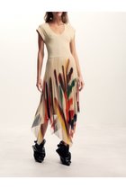 【デシグアル/Desigual】のプリーツドレス M. Christian Lacroix 大人の最旬トレンドファッション＆コーディネート founy(ファウニー) ファッション Fashion レディースファッション Fashion for Women ワンピース Dresses フォーマル・パーティードレス・結婚式用ドレス Elegant & Casual Dresses カラフル Colorful Design シューズ Shoes, Footwear デニム Denim, Jeans Material ドレス Dress, One-Piece パターン Pattern, Design Print パッチワーク Patchwork, Mixed Fabric プリント Print, Printed Pattern プリーツ Pleats, Pleated メンズ Men's, Menswear thumbnail ホワイト/1001|ID: prp329100004980703 ipo3291000000037318982