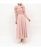 【ロイヤルパーティー/ROYAL PARTY】のオフショルリボンチュールドッキングフレアワンピース ピンク|ID: prp329100004980711 ipo3291000000037319010