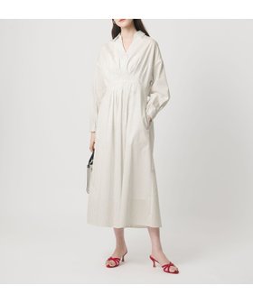 【ユナイテッドアローズ/UNITED ARROWS】のMANTECO POP タック ワンピース 大人の最旬トレンドファッション＆コーディネート founy(ファウニー) ファッション Fashion レディースファッション Fashion for Women ワンピース Dresses アクセサリー Fashion Accessories アンダー Underwear Essentials サンダル Sandals, Summer Shoes シャーリング Shirring, Ruched ストライプ Stripe, Striped Pattern ドレス Dress, One-Piece バランス Balance, Style Balance ベスト Vest, Waistcoat おすすめ Recommended / Our Picks エレガント 上品 Elegant |ID:prp329100004980715
