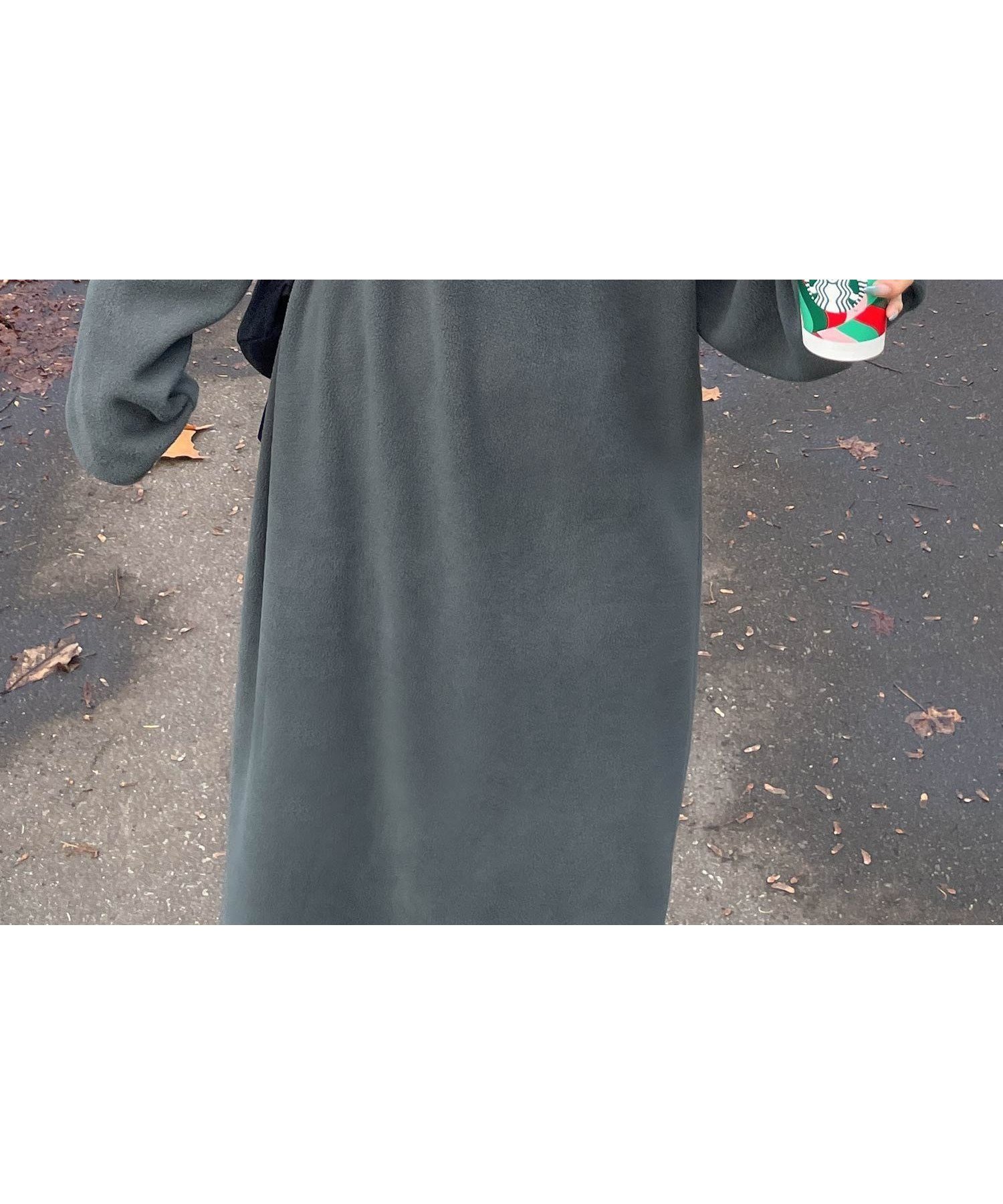 【チルファー/Chillfar】の【c2425-34l】Chillfar フリースマキシワンピース インテリア・キッズ・メンズ・レディースファッション・服の通販 founy(ファウニー) 　ファッション　Fashion　レディースファッション　Fashion for Women　ワンピース　Dresses　マキシ丈ワンピース・ロングドレス　Maxi Dresses / Long One-Pieces　シンプル　Simple, Minimal　リラックス　Relax, Relaxed Fit　ロング　Long, Long-Length　再入荷　Restock / Back in Stock　CHARCOAL|ID: prp329100004980717 ipo3291000000037319029