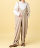 【レプシィム ローリーズファーム/LEPSIM LOWRYS FARM】の【産前・産後対応】マタニティ/2WAYオールインワン ベージュ52|ID: prp329100004980818 ipo3291000000037319524