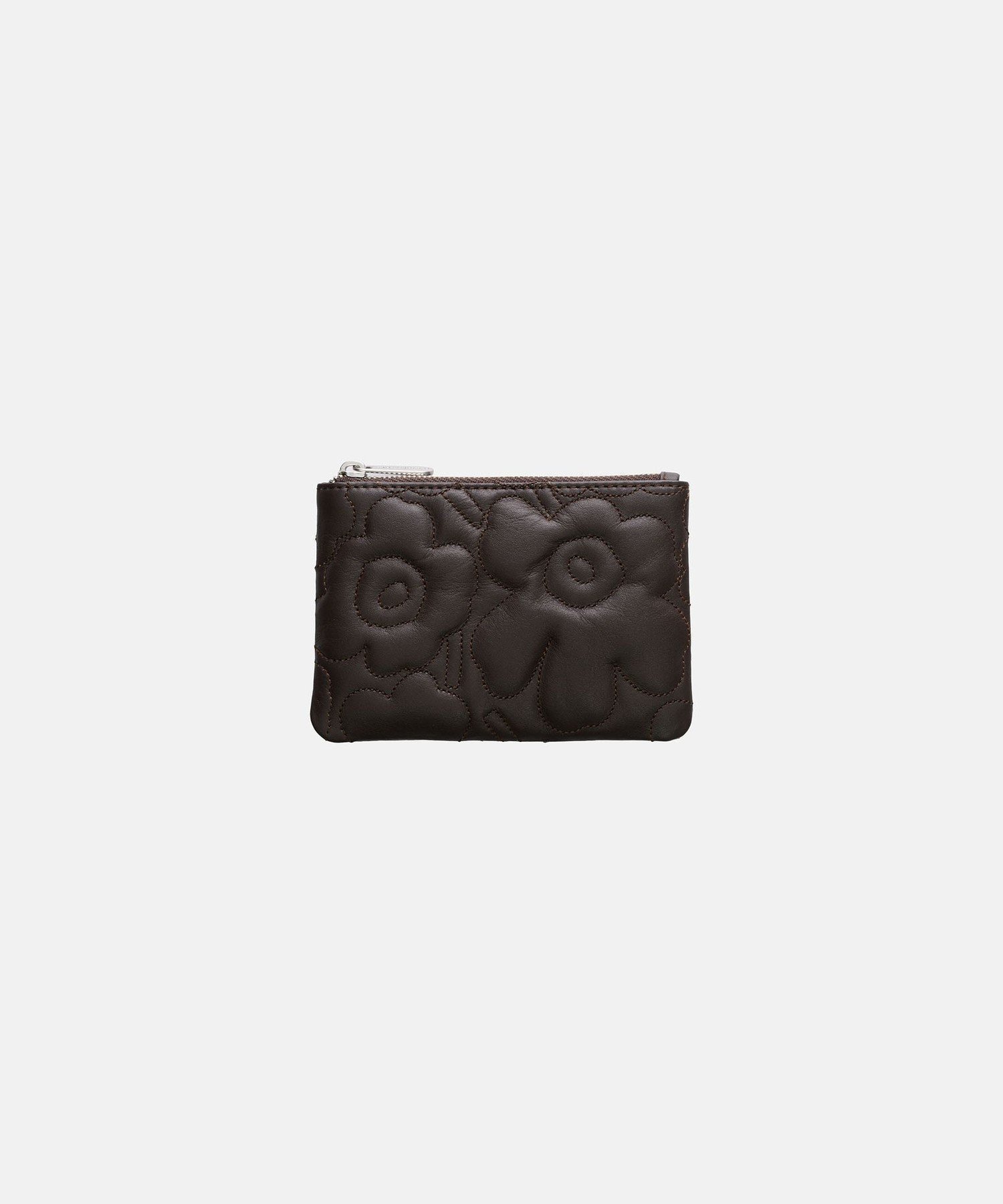 【マリメッコ/marimekko】のPouch Wallet Unikko インテリア・キッズ・メンズ・レディースファッション・服の通販 founy(ファウニー) 　ファッション　Fashion　レディースファッション　Fashion for Women　キルティング　Quilted, Quilting　コンパクト　Compact, Small Size　シンプル　Simple, Minimal　ジップ　Zip, Zipper　フォルム　Silhouette, Form　ダークブラウン|ID: prp329100004980943 ipo3291000000037319951