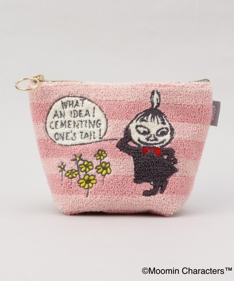【トゥーワントゥーキッチンストア/212 KITCHEN STORE】のサガラ刺繍台形ポーチ PK MOOMIN ムーミン インテリア・キッズ・メンズ・レディースファッション・服の通販 founy(ファウニー) 　ファッション　Fashion　レディースファッション　Fashion for Women　ポーチ&ミニバッグ　Pouches & Mini Bags　スマート　Smart, Elegant　ベーシック　Basic, Essential　ポーチ　Pouch, Small Case　台形　A-Line, Trapezoid Shape　その他|ID: prp329100004981002 ipo3291000000037320077