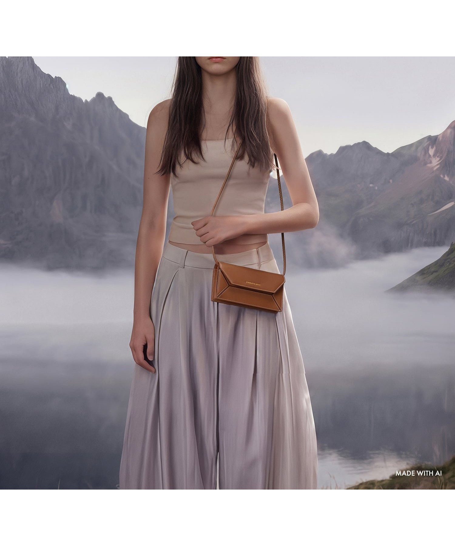 【チャールズ アンド キース/CHARLES & KEITH】のNasrin ナスリン ジオメトリックロングウォレット インテリア・キッズ・メンズ・レディースファッション・服の通販 founy(ファウニー) 　ファッション　Fashion　レディースファッション　Fashion for Women　Chocolate|ID: prp329100004981027 ipo3291000000037320133