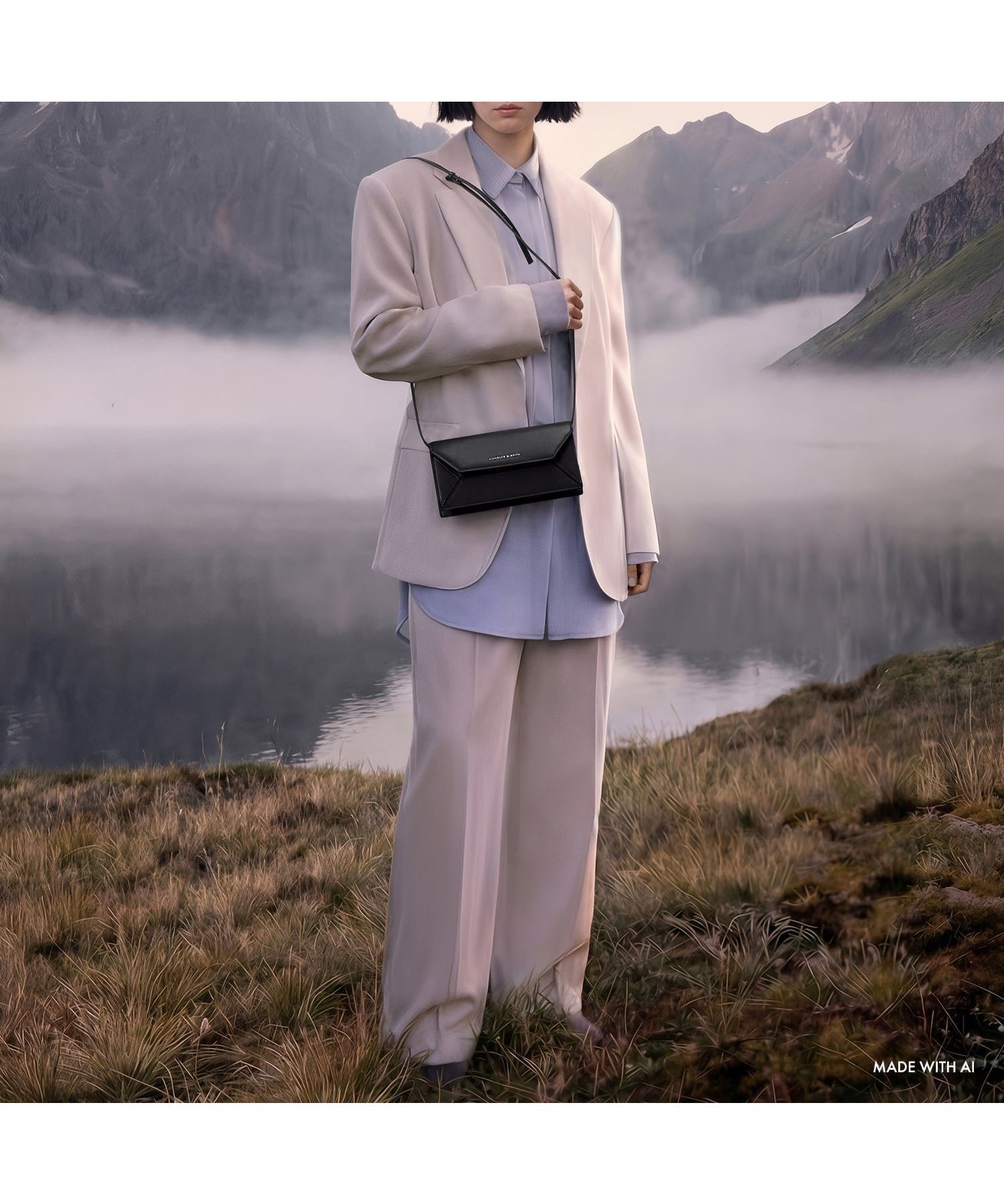 【チャールズ アンド キース/CHARLES & KEITH】のNasrin ナスリン ジオメトリックロングウォレット インテリア・キッズ・メンズ・レディースファッション・服の通販 founy(ファウニー) 　ファッション　Fashion　レディースファッション　Fashion for Women　Noir|ID: prp329100004981027 ipo3291000000037320134