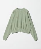 【ビューティ&ユース ユナイテッドアローズ/BEAUTY&YOUTH / UNITED ARROWS】の【別注】 DISCUS ATHLETIC for 6 DAMEGE CREW NECK/スウェット LIME|ID: prp329100004981029 ipo3291000000037320142