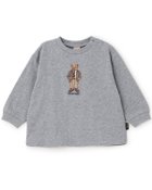 【ナルミヤ オンライン/NARUMIYA ONELINE / KIDS】の【TeddyBear】刺しゅう長袖Tシャツ 大人の最旬トレンドファッション＆コーディネート founy(ファウニー) ファッション Fashion キッズファッション Fashion for Kids おすすめ Recommended / Our Picks デニム Denim, Jeans Material ボトム Bottoms, Lower Wear ポケット Pocket, Pocket Detail モチーフ Motif, Design Theme 長袖 Long Sleeve, Full Sleeve thumbnail トップ グレー|ID: prp329100004981055 ipo3291000000037320296