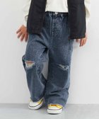 【デビロック/devirock / KIDS】のケミカル ダメージ ストレートデニム 子供服 キッズ 男の子 女の子 26SS 大人の最旬トレンドファッション＆コーディネート founy(ファウニー) ファッション Fashion キッズファッション Fashion for Kids ヴィンテージ Vintage Style 春 Spring 秋 Autumn ケミカル Chemical, Chemical Wash ストレート Straight, Straight Cut タンク Tank Top, Sleeveless Top ダメージ Distressed, Destroyed デニム Denim, Jeans Material トレンド Trend, Trending Now パーカー Hoodie, Parka ワイド Wide, Wide Fit 夏 Summer 2026年 2026 2026春夏・S/S Spring/Summer 2026 SS26 thumbnail 001-ケミカルネイビー|ID: prp329100004981056 ipo3291000000037320304