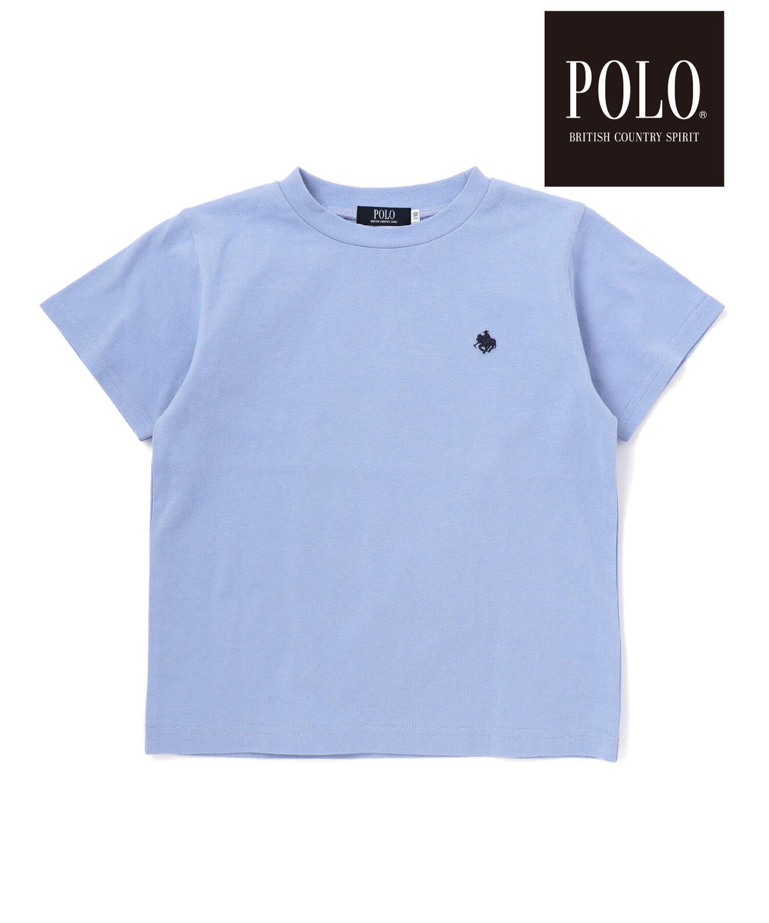 【ベベ オンライン ストア/BEBE ONLINE STORE / KIDS】の【POLO BCS(ポロ・ビーシーエス)*SLAP SLIPコラボ】ロゴパッチ天竺半袖Tシャツ(80~130cm) インテリア・キッズ・メンズ・レディースファッション・服の通販 founy(ファウニー) 　ファッション　Fashion　キッズファッション　Fashion for Kids　春　Spring　コラボ　Collaboration, Collab　コレクション　Collection, Seasonal Line　ショート　Short, Short Length　シンプル　Simple, Minimal　ストライプ　Stripe, Striped Pattern　ダンガリー　Dungaree, Chambray　チェック　Check, Plaid, Tartan　デニム　Denim, Jeans Material　バランス　Balance, Style Balance　パッチ　Patch, Appliqué　フレンチ　French, French Style　フロント　Front, Front Design　ポロシャツ　Polo Shirt, Collared Tee　半袖　Short Sleeve, Half Sleeve　モチーフ　Motif, Design Theme　リゾート　Resort, Vacation Style　レース　Lace, Lace Fabric　S/S・春夏　SS, Spring/Summer, Warm Season　夏　Summer　エレガント 上品　Elegant　2026年　2026　2026春夏・S/S　Spring/Summer 2026 SS26　ブルー|ID: prp329100004981059 ipo3291000000037320333