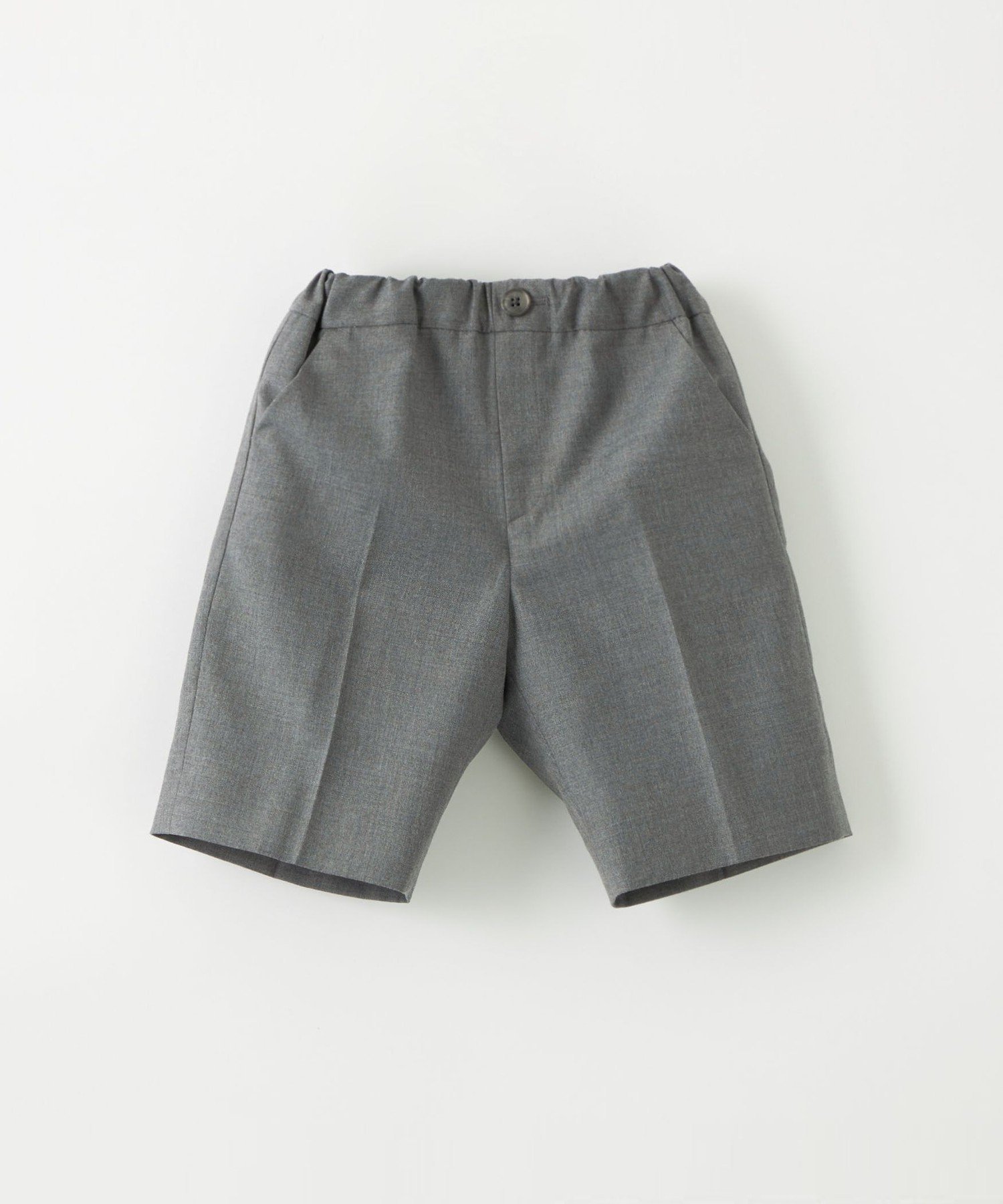 【ユナイテッドアローズ/UNITED ARROWS / KIDS】のTRW ソリッド ショートパンツ / キッズ 110cm-130cm インテリア・キッズ・メンズ・レディースファッション・服の通販 founy(ファウニー) 　ファッション　Fashion　キッズファッション　Fashion for Kids　ボトムス　Bottoms　オケージョン　Occasion Wear　春　Spring　ショート　Short, Short Length　ジャケット　Jacket, Outerwear　センター　Center, Center Line　トレンド　Trend, Trending Now　定番　Standard, Basic Item　人気　Popular, Best Seller　フォーマル　Formal, Dressy　無地　Plain, Solid Color　アウトレット　Outlet / Clearance　セレモニー　Ceremony　入学式　Entrance Ceremony　卒業式　Graduation Ceremony　結婚式　Wedding　2025年　2025　2025春夏・S/S　Spring/Summer 2025 SS25　MD.GRAY|ID: prp329100004981060 ipo3291000000037320339