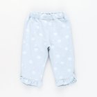 【ブランシェス/branshes / KIDS】の【ブランシェスmini】カット7分丈パンツ 大人の最旬トレンドファッション＆コーディネート founy(ファウニー) ファッション Fashion キッズファッション Fashion for Kids ボトムス Bottoms カットソー Cut and Sewn Top フリル Frill, Ruffle ポケット Pocket, Pocket Detail エレガント 上品 Elegant thumbnail サックス|ID: prp329100004981063 ipo3291000000037320351