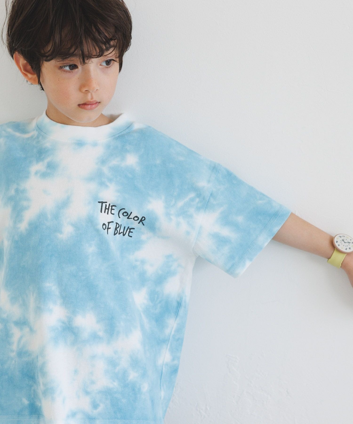 【ベイフロー/BAYFLOW / KIDS】の毎年大人気!! タイダイプリントT(KIDS) インテリア・キッズ・メンズ・レディースファッション・服の通販 founy(ファウニー) 　ファッション　Fashion　キッズファッション　Fashion for Kids　おすすめ　Recommended / Our Picks　ハーフ　Half, Half-Length　プリント　Print, Printed Pattern　人気　Popular, Best Seller　ブルー80|ID: prp329100004981065 ipo3291000000037320357