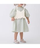 【ナルミヤ オンライン/NARUMIYA ONELINE / KIDS】の【リンク】レースワンピースビスチェセット 大人の最旬トレンドファッション＆コーディネート founy(ファウニー) ファッション Fashion キッズファッション Fashion for Kids ワンピース Dresses おすすめ Recommended / Our Picks イエロー Yellow スリーブ Sleeve, Long Sleeve / Short Sleeve チュニック Tunic, Long Top ビスチェ Bustier, Corset Top ポケット Pocket, Pocket Detail レース Lace, Lace Fabric thumbnail イエロー グリーン|ID: prp329100004981069 ipo3291000000037320391