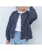 【デビロック/devirock / KIDS】のハートボタン付き きらめくラメミニ裏毛 カーディガン 子供服 キッズ 女の子 26SS 大人の最旬トレンドファッション＆コーディネート founy(ファウニー) ファッション Fashion キッズファッション Fashion for Kids カーディガン Cardigan, Knitwear ガーリー Girly, Feminine Style シンプル Simple, Minimal デニム Denim, Jeans Material フォーマル Formal, Dressy おすすめ Recommended / Our Picks 2026年 2026 2026春夏・S/S Spring/Summer 2026 SS26 thumbnail 003-ハート-ネイビー|ID: prp329100004981076 ipo3291000000037320437