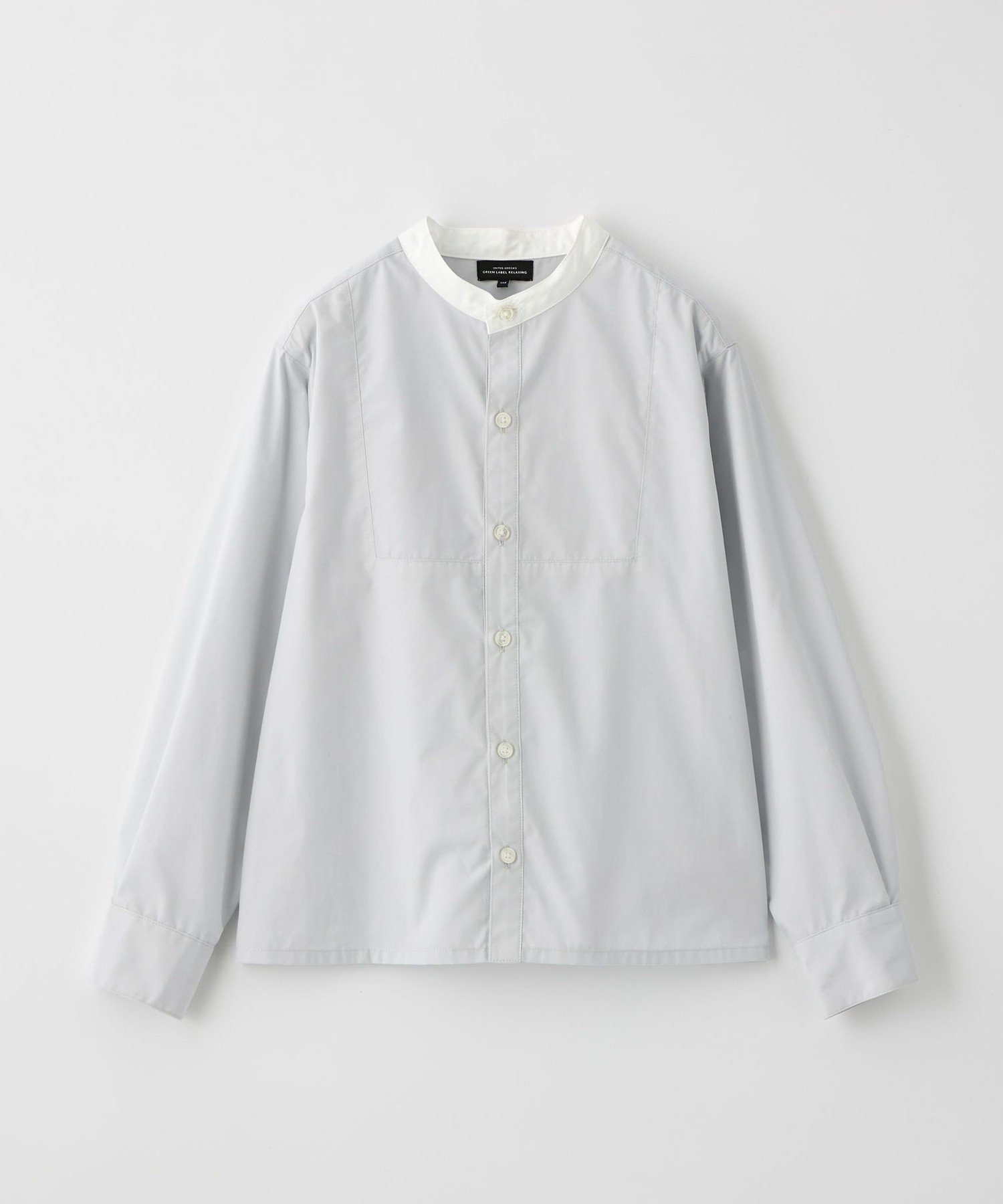 【ユナイテッドアローズ/UNITED ARROWS / KIDS】のバンドカラー シャツ ロングスリーブ / キッズ 140cm-160cm インテリア・キッズ・メンズ・レディースファッション・服の通販 founy(ファウニー) 　ファッション　Fashion　キッズファッション　Fashion for Kids　オケージョン　Occasion Wear　春　Spring　ジャケット　Jacket, Outerwear　スリーブ　Sleeve, Long Sleeve / Short Sleeve　フォーマル　Formal, Dressy　ボトム　Bottoms, Lower Wear　ロング　Long, Long-Length　アウトレット　Outlet / Clearance　おすすめ　Recommended / Our Picks　エレガント 上品　Elegant　セレモニー　Ceremony　入学式　Entrance Ceremony　卒業式　Graduation Ceremony　結婚式　Wedding　2025年　2025　2025春夏・S/S　Spring/Summer 2025 SS25　LT.GRAY|ID: prp329100004981080 ipo3291000000037320469