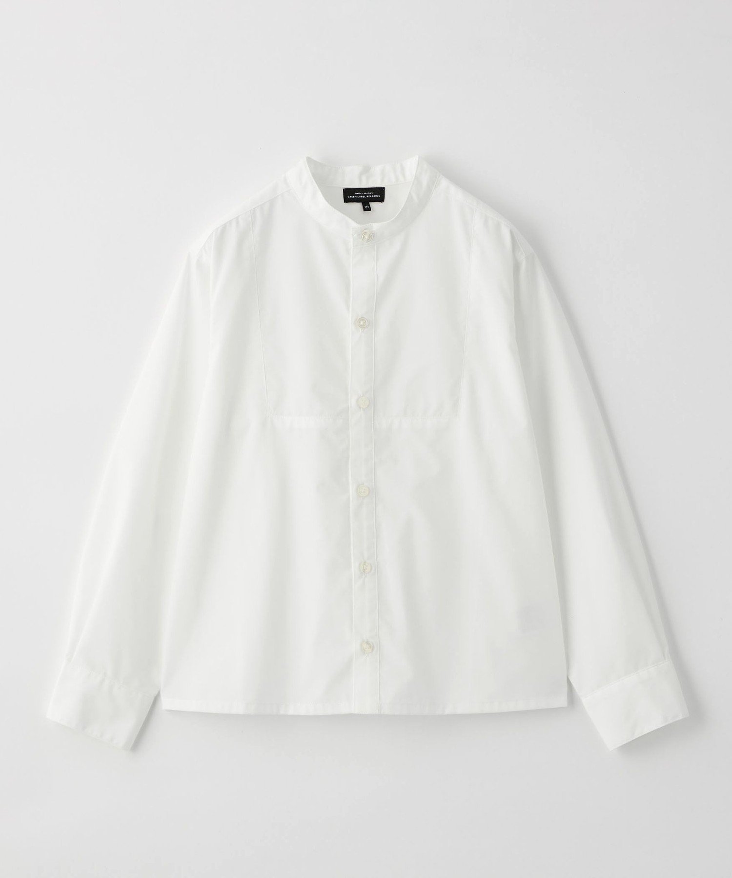 【ユナイテッドアローズ/UNITED ARROWS / KIDS】のバンドカラー シャツ ロングスリーブ / キッズ 140cm-160cm インテリア・キッズ・メンズ・レディースファッション・服の通販 founy(ファウニー) 　ファッション　Fashion　キッズファッション　Fashion for Kids　オケージョン　Occasion Wear　春　Spring　ジャケット　Jacket, Outerwear　スリーブ　Sleeve, Long Sleeve / Short Sleeve　フォーマル　Formal, Dressy　ボトム　Bottoms, Lower Wear　ロング　Long, Long-Length　アウトレット　Outlet / Clearance　おすすめ　Recommended / Our Picks　エレガント 上品　Elegant　セレモニー　Ceremony　入学式　Entrance Ceremony　卒業式　Graduation Ceremony　結婚式　Wedding　2025年　2025　2025春夏・S/S　Spring/Summer 2025 SS25　OFF WHITE|ID: prp329100004981080 ipo3291000000037320470