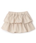 【ナルミヤ オンライン/NARUMIYA ONELINE / KIDS】のティアードスカパン 大人の最旬トレンドファッション＆コーディネート founy(ファウニー) ファッション Fashion キッズファッション Fashion for Kids フリル Frill, Ruffle ポケット Pocket, Pocket Detail レギンス Leggings, Stretch Pants ワンポイント One Point, Statement Accent thumbnail 薄ベージュ|ID: prp329100004981081 ipo3291000000037320474