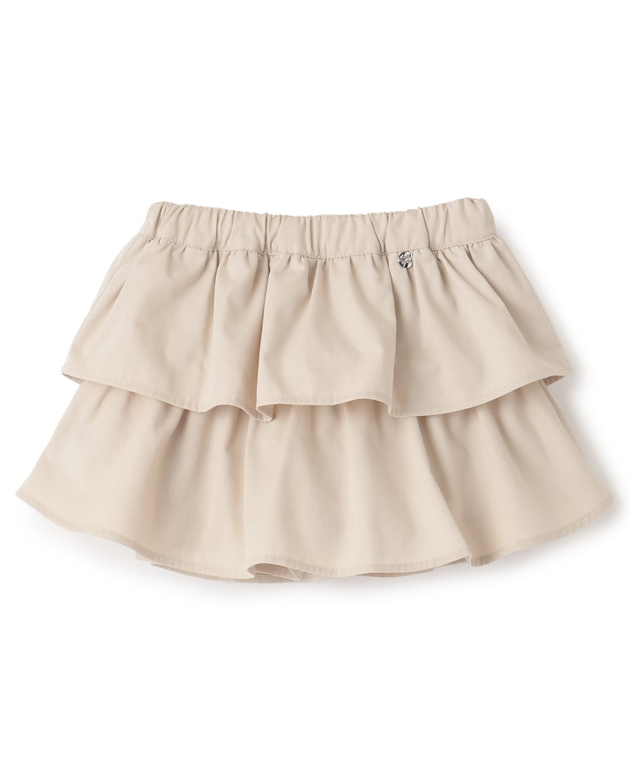【ナルミヤ オンライン/NARUMIYA ONELINE / KIDS】のティアードスカパン インテリア・キッズ・メンズ・レディースファッション・服の通販 founy(ファウニー) 　ファッション　Fashion　キッズファッション　Fashion for Kids　フリル　Frill, Ruffle　ポケット　Pocket, Pocket Detail　レギンス　Leggings, Stretch Pants　ワンポイント　One Point, Statement Accent　薄ベージュ|ID: prp329100004981081 ipo3291000000037320474
