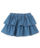 【ナルミヤ オンライン/NARUMIYA ONELINE / KIDS】のティアードスカパン 大人の最旬トレンドファッション＆コーディネート founy(ファウニー) ファッション Fashion キッズファッション Fashion for Kids フリル Frill, Ruffle ポケット Pocket, Pocket Detail レギンス Leggings, Stretch Pants ワンポイント One Point, Statement Accent thumbnail 紺|ID: prp329100004981081 ipo3291000000037320475