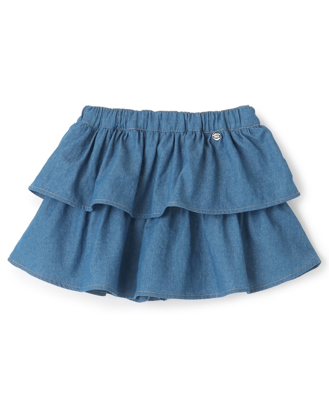 【ナルミヤ オンライン/NARUMIYA ONELINE / KIDS】のティアードスカパン インテリア・キッズ・メンズ・レディースファッション・服の通販 founy(ファウニー) 　ファッション　Fashion　キッズファッション　Fashion for Kids　フリル　Frill, Ruffle　ポケット　Pocket, Pocket Detail　レギンス　Leggings, Stretch Pants　ワンポイント　One Point, Statement Accent　紺|ID: prp329100004981081 ipo3291000000037320475