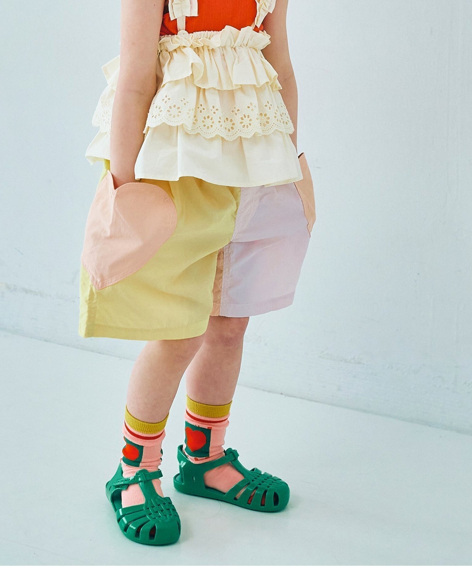 【エフオー オンラインストア/F.O.Online Store / KIDS】の選べる2デザイン水陸両用ハーフパンツ 撥水 インテリア・キッズ・メンズ・レディースファッション・服の通販 founy(ファウニー) 　ファッション　Fashion　キッズファッション　Fashion for Kids　ボトムス　Bottoms　アウトドア　Outdoor Clothing　ハーフ　Half, Half-Length　ピンク|ID: prp329100004981098 ipo3291000000037320555