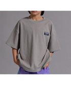 【ペアマノン/pairmanon / KIDS】の【マルチファンクション】接触冷感 刺繍 シンプル 半袖 Tシャツ【PAIRMANON STREET】 大人の最旬トレンドファッション＆コーディネート founy(ファウニー) ファッション Fashion キッズファッション Fashion for Kids カットソー Cut and Sewn Top 吸水 Absorbent, Quick-Dry シンプル Simple, Minimal 定番 Standard, Basic Item ボックス Boxy, Box Shape 半袖 Short Sleeve, Half Sleeve ワッフル Waffle, Waffle Knit thumbnail グレー10|ID: prp329100004981099 ipo3291000000037320560
