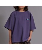 【ペアマノン/pairmanon / KIDS】の【マルチファンクション】接触冷感 刺繍 シンプル 半袖 Tシャツ【PAIRMANON STREET】 大人の最旬トレンドファッション＆コーディネート founy(ファウニー) ファッション Fashion キッズファッション Fashion for Kids カットソー Cut and Sewn Top 吸水 Absorbent, Quick-Dry シンプル Simple, Minimal 定番 Standard, Basic Item ボックス Boxy, Box Shape 半袖 Short Sleeve, Half Sleeve ワッフル Waffle, Waffle Knit thumbnail パープル90|ID: prp329100004981099 ipo3291000000037320562