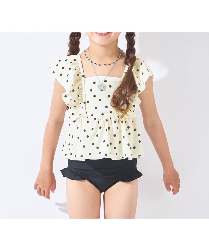 【エバ―クローゼット/ever closet / KIDS】の水着 セパレート 女の子 子供水着 水泳 プール キッズ 子供 子供服 インテリア・キッズ・メンズ・レディースファッション・服の通販 founy(ファウニー) https://founy.com/ ファッション Fashion キッズファッション Fashion for Kids ストレッチ Stretch, Stretchy Fabric セパレート Separate, Two-Piece トレンド Trend, Trending Now フリル Frill, Ruffle ペプラム Peplum, Flared Hem ボトム Bottoms, Lower Wear 水着 Swimsuit, Swimwear 楽ちん Easy Fit, Comfortable 再入荷 Restock / Back in Stock 夏 Summer |ID: prp329100004981106 ipo3291000000037320583