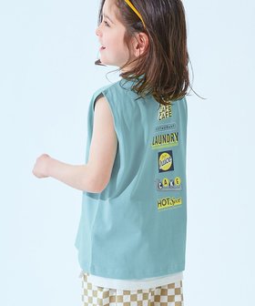 【デビロック/devirock / KIDS】の【ひやシャリ】接触冷感 デビラボ BIGシルエット プリントタンクトップ 子供服 26SS 大人の最旬トレンドファッション＆コーディネート founy(ファウニー) ファッション Fashion キッズファッション Fashion for Kids タンク Tank Top, Sleeveless Top 人気 Popular, Best Seller プリント Print, Printed Pattern 夏 Summer 2026年 2026 2026春夏・S/S Spring/Summer 2026 SS26 |ID:prp329100004981111