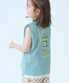 【デビロック/devirock / KIDS】の【ひやシャリ】接触冷感 デビラボ BIGシルエット プリントタンクトップ 子供服 26SS 大人の最旬トレンドファッション＆コーディネート founy(ファウニー) ファッション Fashion キッズファッション Fashion for Kids タンク Tank Top, Sleeveless Top 人気 Popular, Best Seller プリント Print, Printed Pattern 夏 Summer 2026年 2026 2026春夏・S/S Spring/Summer 2026 SS26 thumbnail 003-バックロゴ-アイスミント|ID: prp329100004981111 ipo3291000000037320617