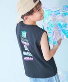【デビロック/devirock / KIDS】の【ひやシャリ】接触冷感 デビラボ BIGシルエット プリントタンクトップ 子供服 26SS 大人の最旬トレンドファッション＆コーディネート founy(ファウニー) ファッション Fashion キッズファッション Fashion for Kids タンク Tank Top, Sleeveless Top 人気 Popular, Best Seller プリント Print, Printed Pattern 夏 Summer 2026年 2026 2026春夏・S/S Spring/Summer 2026 SS26 thumbnail 002-バックロゴ-ブラック|ID: prp329100004981111 ipo3291000000037320619