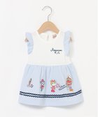 【アンパンマンキッズコレクション/ANPANMAN KIDS COLLECTION / KIDS】のANPANMAN KIDS COLLECTION/切替刺繍ワンピース 大人の最旬トレンドファッション＆コーディネート founy(ファウニー) ファッション Fashion キッズファッション Fashion for Kids ワンピース Dresses キャラクター Character, Licensed Characters コレクション Collection, Seasonal Line 切替 Switching, Contrast Panel ベビー Baby, Babywear ボーイズ Boyish, Boy Style メンズ Men's, Menswear 夏 Summer ギフト プレゼント Gift / Present thumbnail サックスブルー|ID: prp329100004981115 ipo3291000000037320638