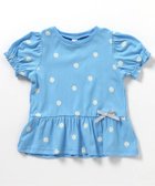 【エフオー オンラインストア/F.O.Online Store / KIDS】のペプラムパフトップス/7days Style ブルー|ID: prp329100004981126 ipo3291000000037320717