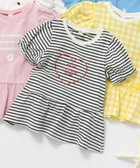 【エフオー オンラインストア/F.O.Online Store / KIDS】のペプラムパフトップス/7days Style ボーダー柄|ID: prp329100004981126 ipo3291000000037320718