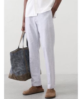 【バナナリパブリック ファクトリーストア/BANANA REPUBLIC FACTORY STORE / MEN】のアスレチックフィット リネンブレンドパンツ 大人の最旬トレンドファッション＆コーディネート founy(ファウニー) ファッション Fashion メンズファッション Fashion for Men ボトムス Bottoms フィット Fit, Slim Fit ポケット Pocket, Pocket Detail リネン Linen, Linen Fabric ロング Long, Long-Length 吸水 Absorbent, Quick-Dry 夏 Summer |ID:prp329100004981137