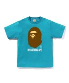 【ア ベイシング エイプ/A BATHING APE】のBY BATHING APE TEE M 大人の最旬トレンドファッション＆コーディネート founy(ファウニー) ファッション Fashion レディースファッション Fashion for Women ショート Short, Short Length スリーブ Sleeve, Long Sleeve / Short Sleeve トレンド Trend, Trending Now フロント Front, Front Design プリント Print, Printed Pattern ベーシック Basic, Essential ラバー Rubber, Rubber Sole 定番 Standard, Basic Item thumbnail BLUE|ID: prp329100004981152 ipo3291000000037320851