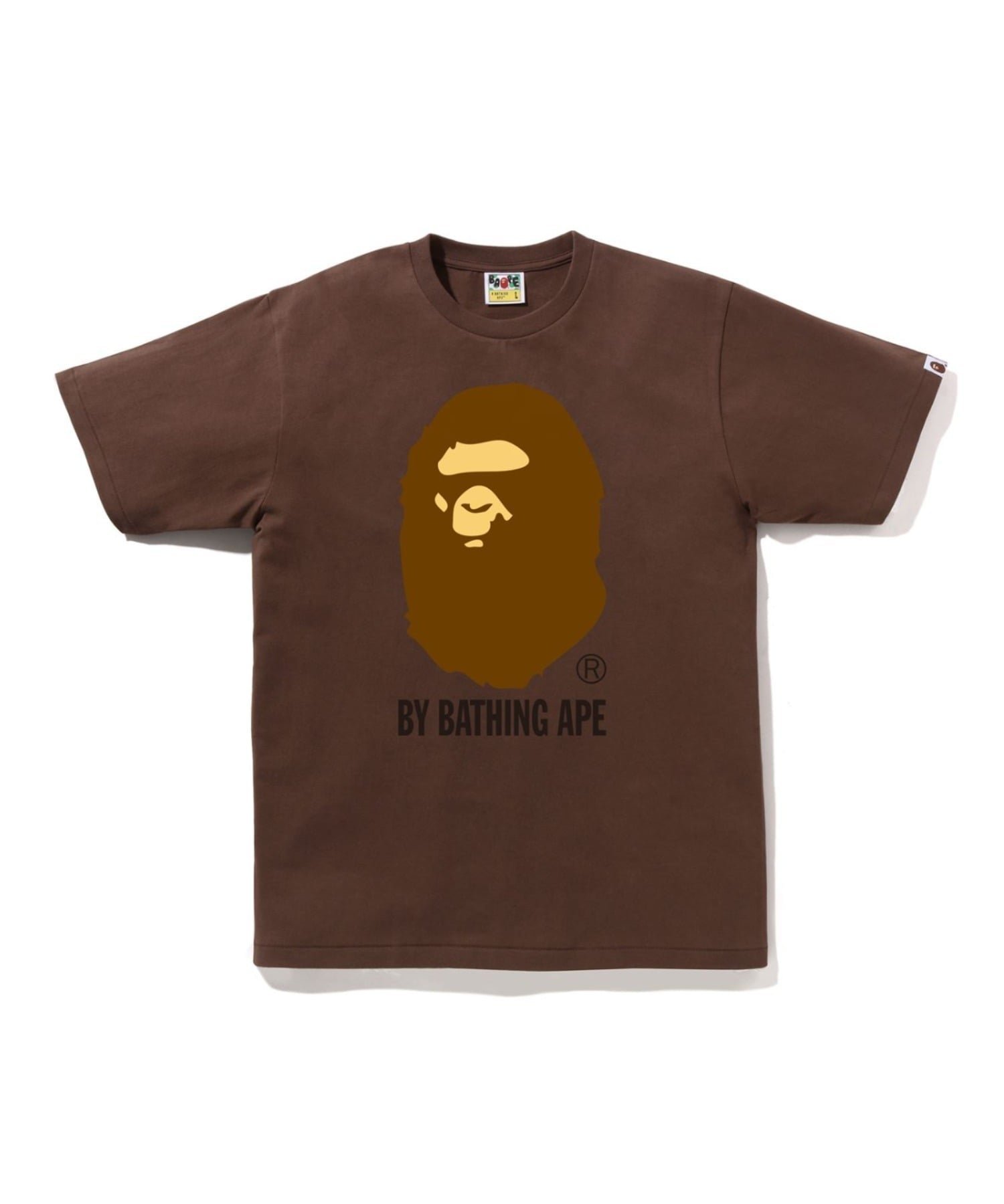 【ア ベイシング エイプ/A BATHING APE】のBY BATHING APE TEE M インテリア・キッズ・メンズ・レディースファッション・服の通販 founy(ファウニー) 　ファッション　Fashion　レディースファッション　Fashion for Women　ショート　Short, Short Length　スリーブ　Sleeve, Long Sleeve / Short Sleeve　トレンド　Trend, Trending Now　フロント　Front, Front Design　プリント　Print, Printed Pattern　ベーシック　Basic, Essential　ラバー　Rubber, Rubber Sole　定番　Standard, Basic Item　BROWN|ID: prp329100004981152 ipo3291000000037320852