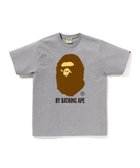 【ア ベイシング エイプ/A BATHING APE】のBY BATHING APE TEE M 大人の最旬トレンドファッション＆コーディネート founy(ファウニー) ファッション Fashion レディースファッション Fashion for Women ショート Short, Short Length スリーブ Sleeve, Long Sleeve / Short Sleeve トレンド Trend, Trending Now フロント Front, Front Design プリント Print, Printed Pattern ベーシック Basic, Essential ラバー Rubber, Rubber Sole 定番 Standard, Basic Item thumbnail GRAY|ID: prp329100004981152 ipo3291000000037320854