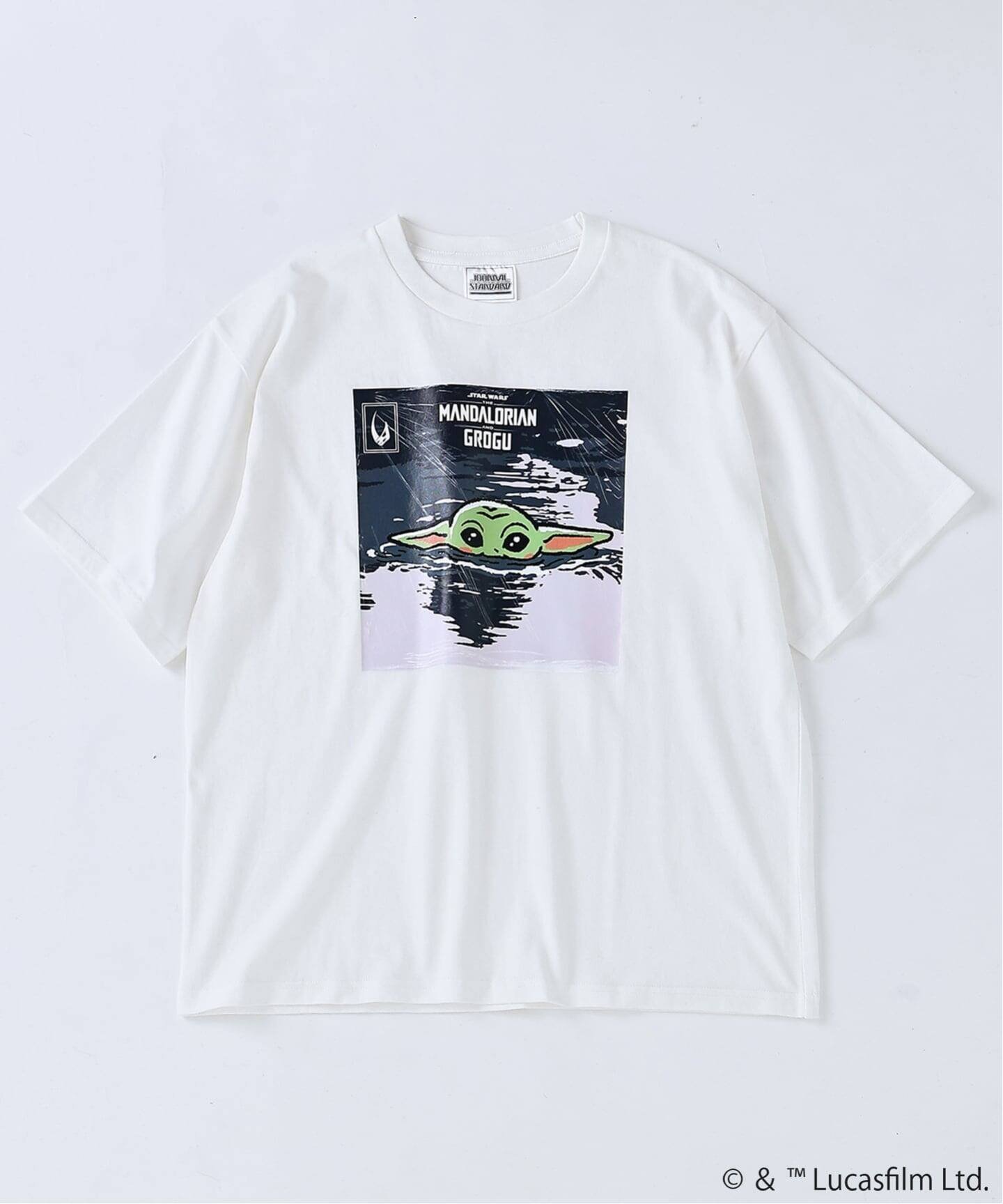【ジャーナルスタンダード/JOURNAL STANDARD / MEN】のSTAR WARS / スター・ウォーズ マンダロリアン プリント Tシャツ インテリア・キッズ・メンズ・レディースファッション・服の通販 founy(ファウニー) 　ファッション　Fashion　メンズファッション　Fashion for Men　イラスト　Illustration　キャラクター　Character, Licensed Characters　グラフィック　Graphic, Graphic Design　シンプル　Simple, Minimal　スマート　Smart, Elegant　プリント　Print, Printed Pattern　ホワイト A|ID: prp329100004981163 ipo3291000000037320904