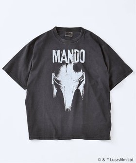 【ジャーナルスタンダード/JOURNAL STANDARD / MEN】のSTAR WARS / スター・ウォーズ マンダロリアン プリント Tシャツ 大人の最旬トレンドファッション＆コーディネート founy(ファウニー) ファッション Fashion メンズファッション Fashion for Men イラスト Illustration キャラクター Character, Licensed Characters グラフィック Graphic, Graphic Design シンプル Simple, Minimal スマート Smart, Elegant プリント Print, Printed Pattern |ID:prp329100004981163